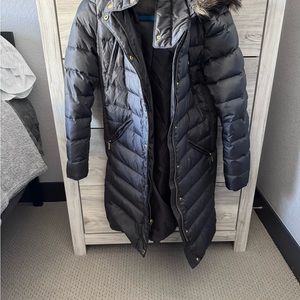 Women's Dark Grey Puffer Coat